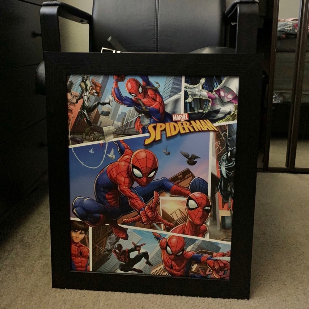 Framed Wall Art (Spider-Man)